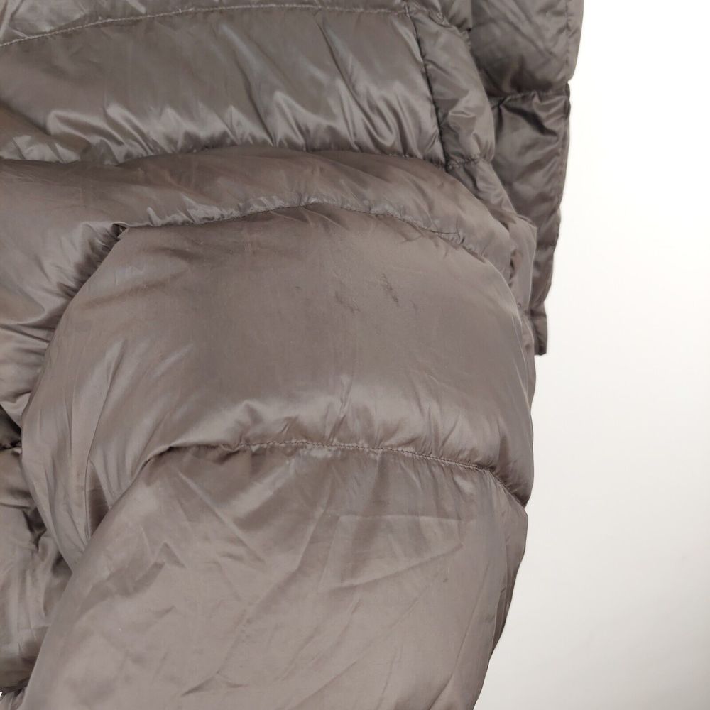 Uniqlo Dark Brown Ultra Light Down Jacket Coat Size Small Approx UK 8 - Picture 11 of 16
